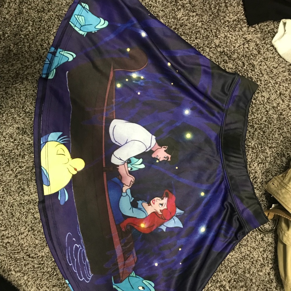Little mermaid skater skirt